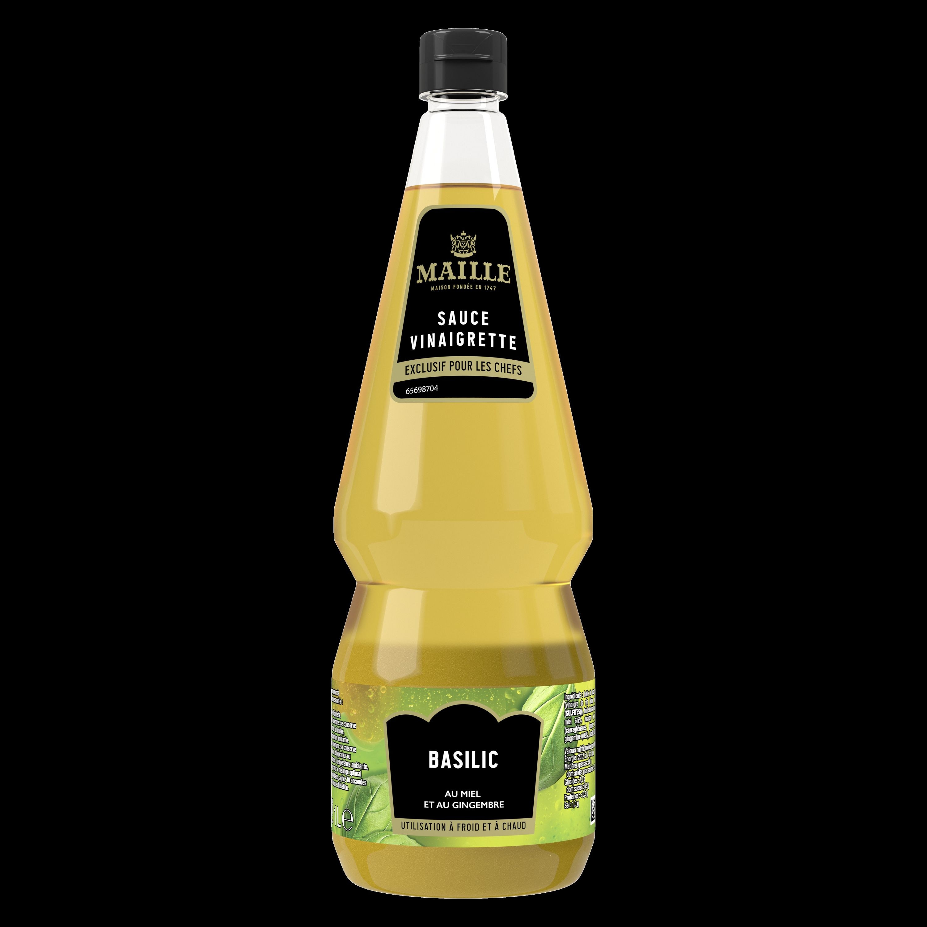 Maille Sauce Vinaigrette Basilic 1L